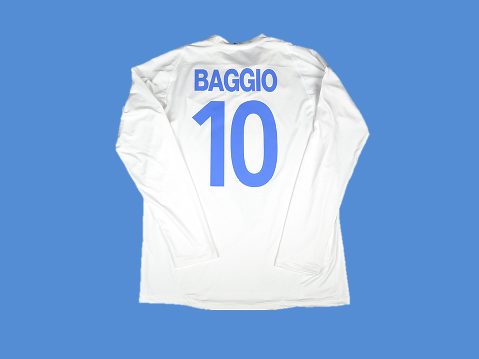 Brescia 2003 2004 Baggio 10 Domicile Blanc Maillot