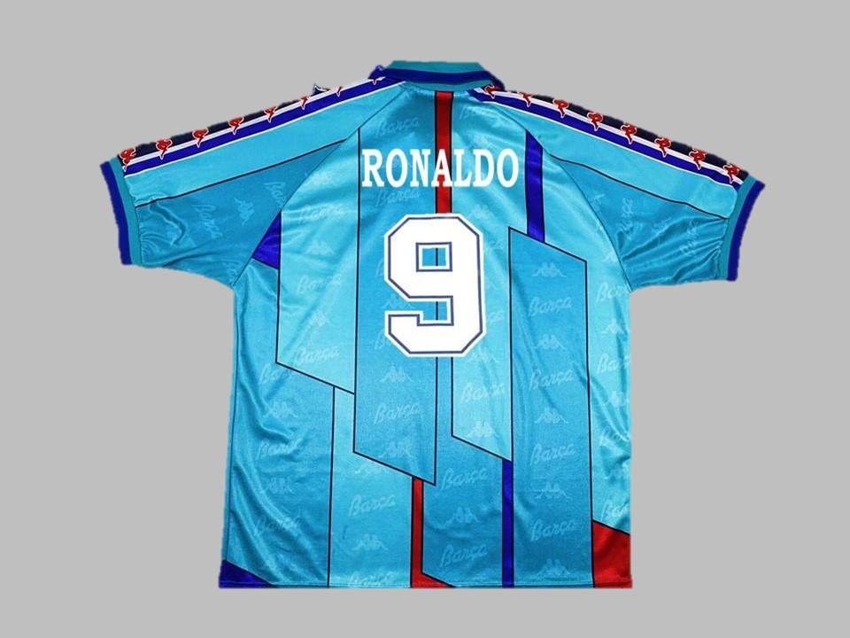 Fc Barcelona 1996 1997 Ronaldo 9 Exterieur Maillot