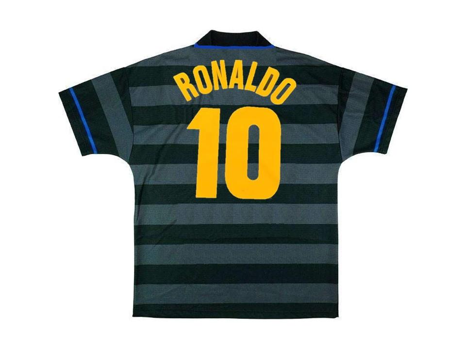 Inter Milan 1997 1998 Ronaldo 10 Domicile Football Maillot de football Maillot