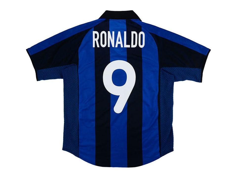 Inter Milan 2001 2002 Ronaldo 9 Domicile Maillot