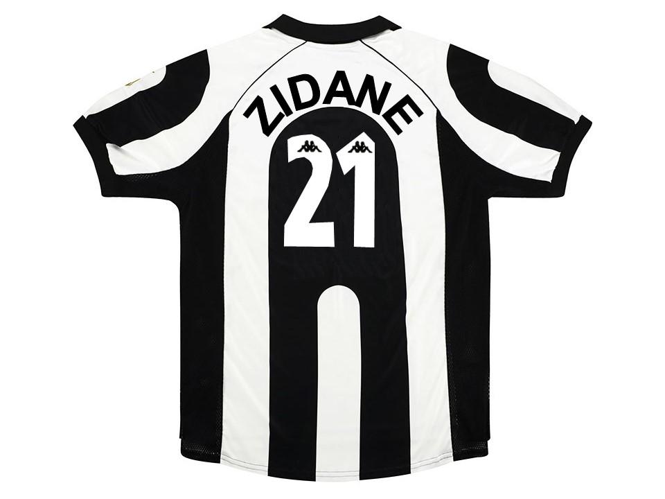 Juventus 1997 1998 Zidane 21 Domicile Football Maillot de football Maillot