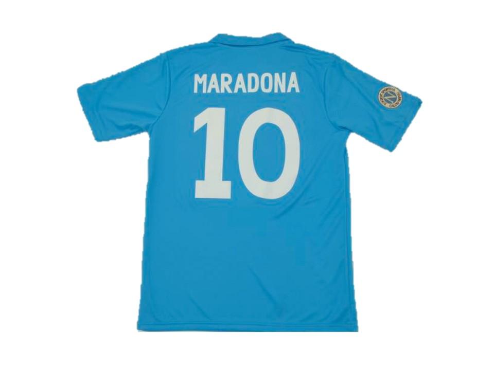 Napoles Napoli 1987 1988 Maradona 10 Home Football Shirt Soccer Jersey