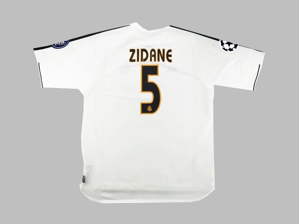 Real Madrid 2003 2004 Zidane 5 Domicile Maillot Ucl