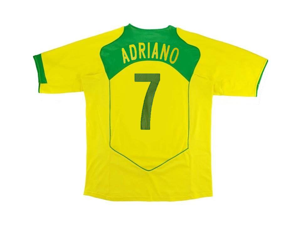 Brazil Brasil 2004 Adriano 7 Domicile Maillot