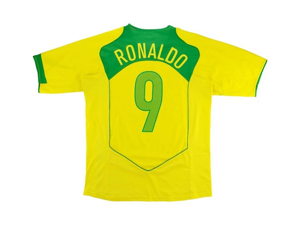 Brazil Brasil 2004 Ronaldo 9 Domicile Maillot